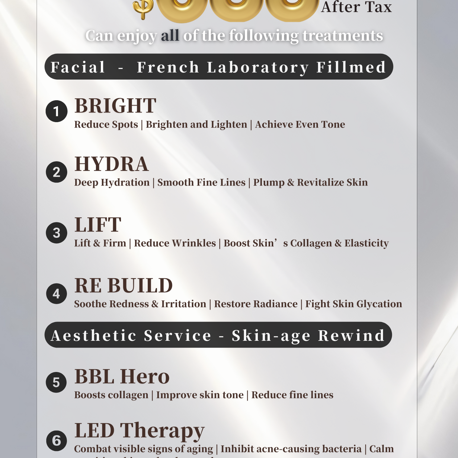 $688 for 7 Treatments