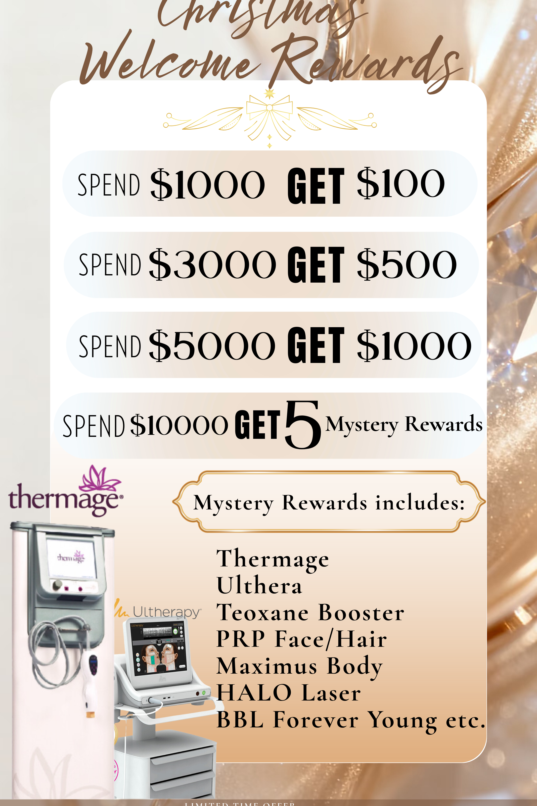 Christmas Welcome Rewards